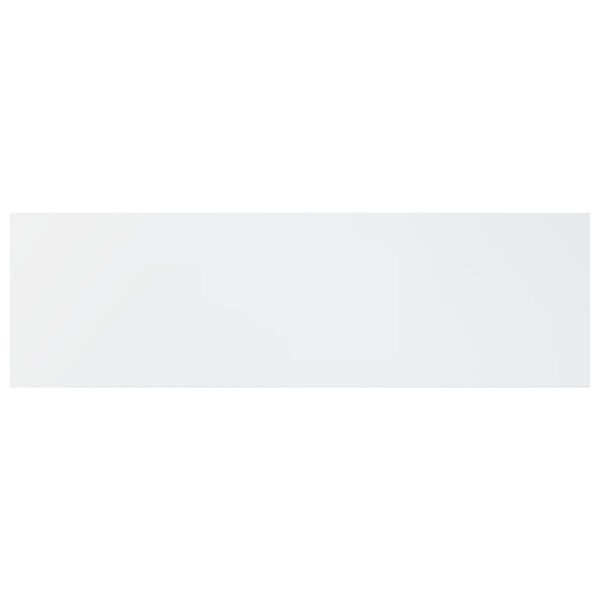 vidaXL Prateleiras estante 4pcs 100x30x1,5cm contrap. branco brilhante