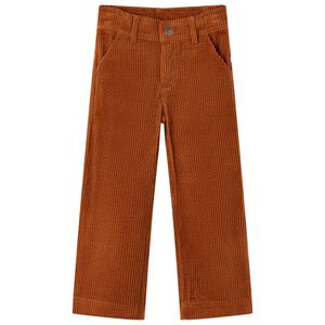Cal&ccedil;as para crian&ccedil;as bombazina conhaque 92