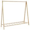 vidaXL Roupeiro com prateleiras 106x34x102 cm bambu