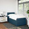 vidaXL Cama boxspring com colch&atilde;o 80x200 cm veludo azul