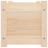 vidaXL Vaso/floreira de jardim 60x31x31 cm madeira de pinho maciça