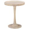 vidaXL Mesa de apoio &Oslash;60x75 cm madeira de mangueira maci&ccedil;a