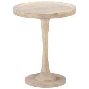 vidaXL Mesa de apoio &Oslash;60x75 cm madeira de mangueira maci&ccedil;a