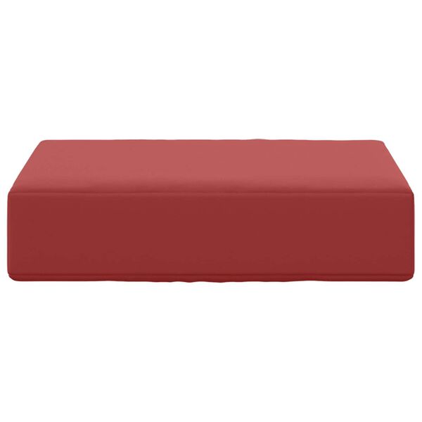 vidaXL Almofada de Assento Externa vermelho tinto 40 x 40 x 8 cm