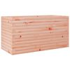vidaXL Vaso/floreira de jardim 90x40x45,5 cm madeira de douglas maci&ccedil;a