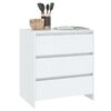 vidaXL Aparador 70x41x75 cm derivados de madeira branco