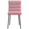 vidaXL Cadeiras de jantar 6 pcs veludo rosa