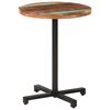 vidaXL Mesa de bistr&ocirc; quadrada &Oslash;60x75 cm madeira recuperada maci&ccedil;a