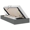 vidaXL Estrutura de Cama Ottoman Cinza Escuro 100 x 200 cm tecido
