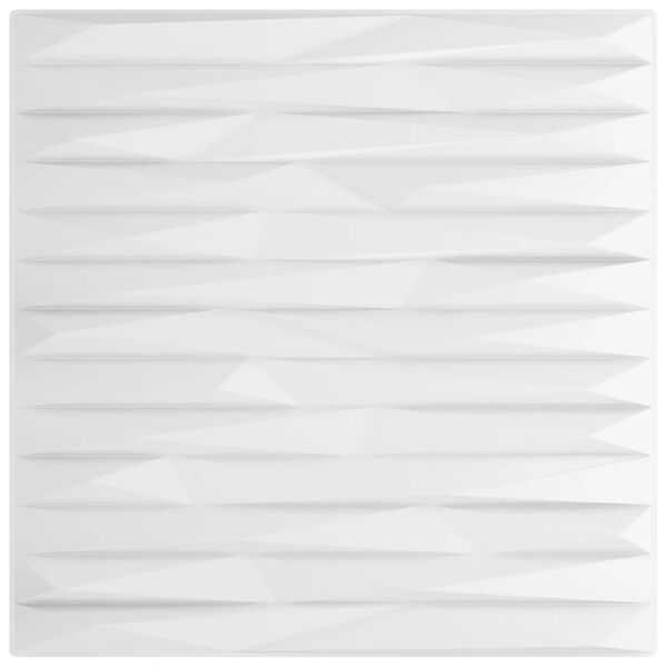 vidaXL Pain&eacute;is de parede 24 pcs 50x50 cm 6m&sup2; XPS pedra branco