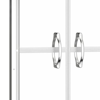 vidaXL Porta de duche ESG transparente 76x190 cm
