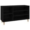 vidaXL Sapateira 102x36x60 cm derivados de madeira preto
