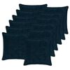 vidaXL Capa almofada 12 unid. HOUTEN Azul Marinho 45 x 45 cm
