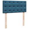 vidaXL Cama boxspring com colch&atilde;o 100x200 cm veludo azul