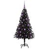vidaXL &Aacute;rvore de Natal Preto 150 cm PVC