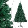 vidaXL Árvore Natal artificial pré-iluminada c/ bolas 150 cm PVC verde
