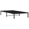 vidaXL Estrutura de cama metal 107x203 cm preto