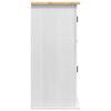 vidaXL Arm&aacute;rio suspenso com porta Corona Branco 70 x 33 x 71,5 cm