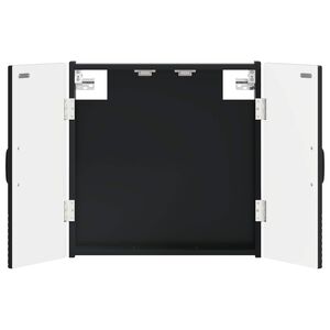 vidaXL Arm&aacute;rio para Dartboard HOORN Preto 52,5 x 10,5 x 53,5 cm