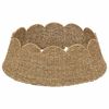 vidaXL Collar para &Aacute;rvore de Natal Redondo Natural &Oslash; 75 x 25 cm