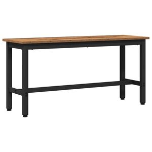 vidaXL Banco de Jantar Madeira antiga 100 x 32,5 x 48,5 cm