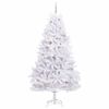 vidaXL &Aacute;rvore de Natal Articulada Artificial Branco 240 cm PVC e A&ccedil;o
