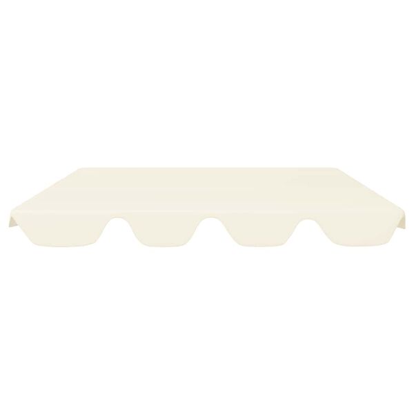 vidaXL Toldo suplente baloi&ccedil;o jardim 188/168x145/110cm creme