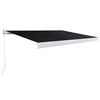 vidaXL Toldo manual com LED solar 3,5 x 2 m