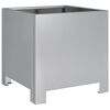 vidaXL Vaso/floreira de jardim 30x30x30 cm aço galvanizado