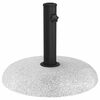 vidaXL Base para chap&eacute;u de sol 20,9kg Cinzento-claro Cimento Redondo