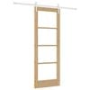 vidaXL Porta Deslizante 73,5 x 198,5 cm Natural