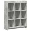 vidaXL Estante Cinza Concreto 87,5 x 30 x 111 cm Derivados de Madeira