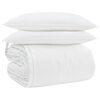 vidaXL Conjunto de Edredom com travesseiro 3 pcs Branco Pena de ganso