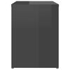 vidaXL Mesas de cabeceira 2 pcs 40x30x40 cm contrapl. cinza brilhante