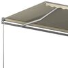 vidaXL Toldo autom&aacute;tico independente 600x300 cm cor creme