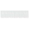 vidaXL Cortina de Renda Branco 120 x 600 cm Poli&eacute;ster