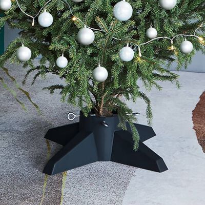 vidaXL Suporte para árvore de Natal 55,5x55,5x15 cm verde