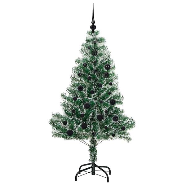 vidaXL &Aacute;rvore de Natal Artificial Coberta de Neve com Luzes de LED