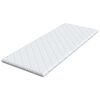 vidaXL Protetores de Colchão Branco 70 x 200 cm Espuma PU