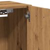 vidaXL Arm&aacute;rio suspenso de WC 30x30x80 cm carvalho artisiano