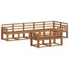 vidaXL Conjunto de Sof&aacute;s para Exterior 8 pcs Natural