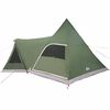 vidaXL Tenda Teepee com telhado Verde 545 x 450 x 295 cm