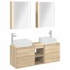vidaXL Conjunto de M&oacute;veis para Banheiro 5 pcs Carvalho Sonoma