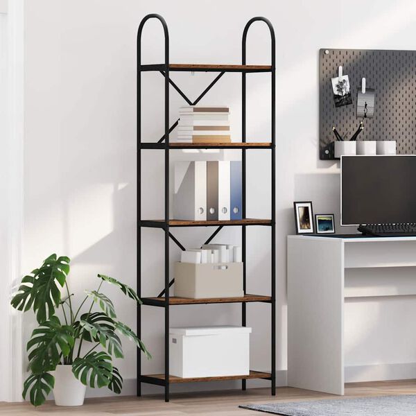 vidaXL Estante Madeira antiga 60 x 30 x 183 cm Madeira processada