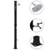 vidaXL Chuveiro solar 220 cm 20 L preto