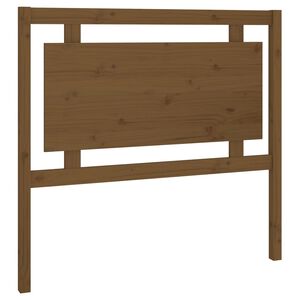 vidaXL Cabeceira de cama 105,5x4x100 cm pinho maci&ccedil;o castanho mel