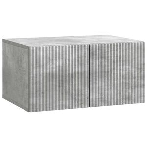 vidaXL Gabinete de TV de Parede Cinzento Cimento 59,5 x 41 x 30 cm