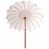 vidaXL Parasol Balinês Creme 185 x 185 x 260 cm