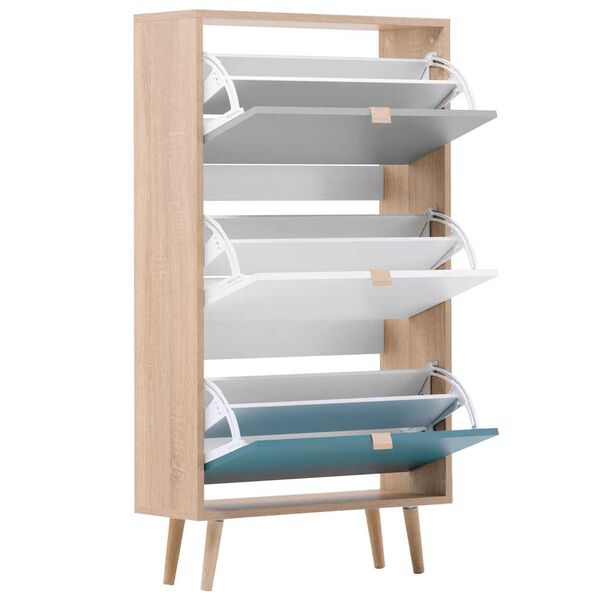 Finori Sapateira C-uba 42 carvalho sonoma e tricolor