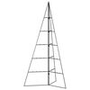 vidaXL &Aacute;rvore de Natal para decora&ccedil;&atilde;o 100 cm metal preto